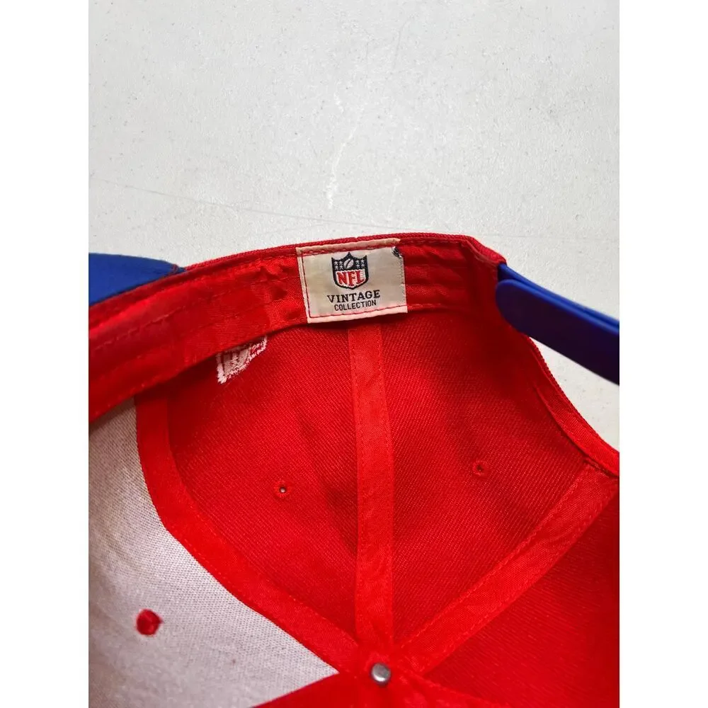 NFL Vintage Kansas City Chiefs Hat Canvas Stitched “KC” Emblem Stitched SnapBack - Picture 6 of 8